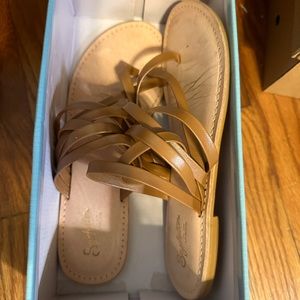 Scrappy, flat sandals, good used condition